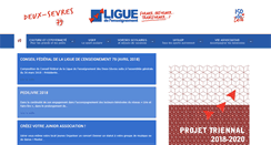 Desktop Screenshot of laligue79.org